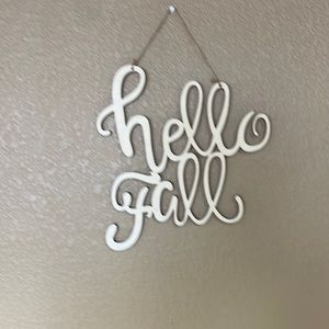 Hello Fall Wall Decor